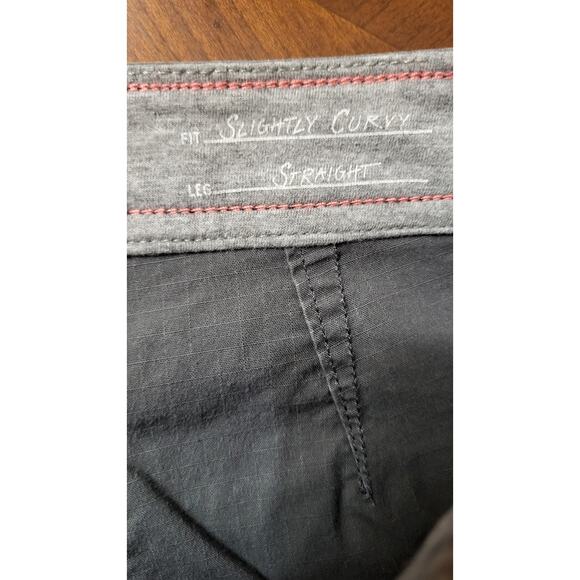 Eddie Bauer Women’s Size 8T Slightly Curvy Straight Leg Stretch Olive Gray - Picture 12 of 15